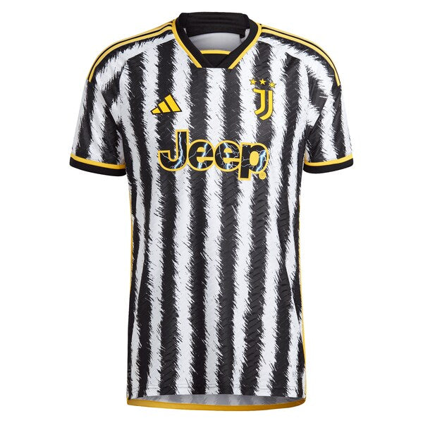 Timothy Weah Juventus adidas 2023/24 Home Authentic Player Jersey - Black/White