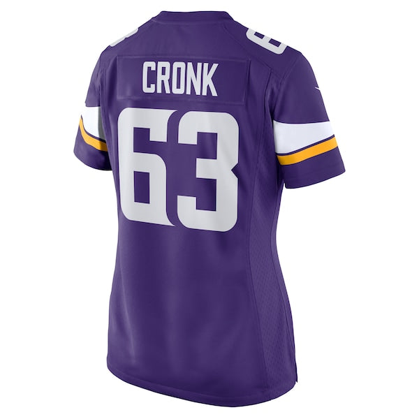 Coy Cronk Minnesota Vikings Nike Women's Team Game Jersey -  Purple