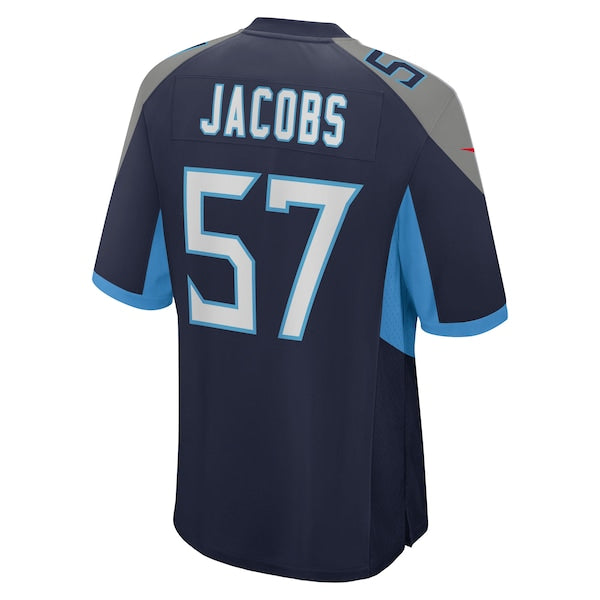 Curtis Jacobs Tennessee Titans Nike Team Game Jersey -  Navy