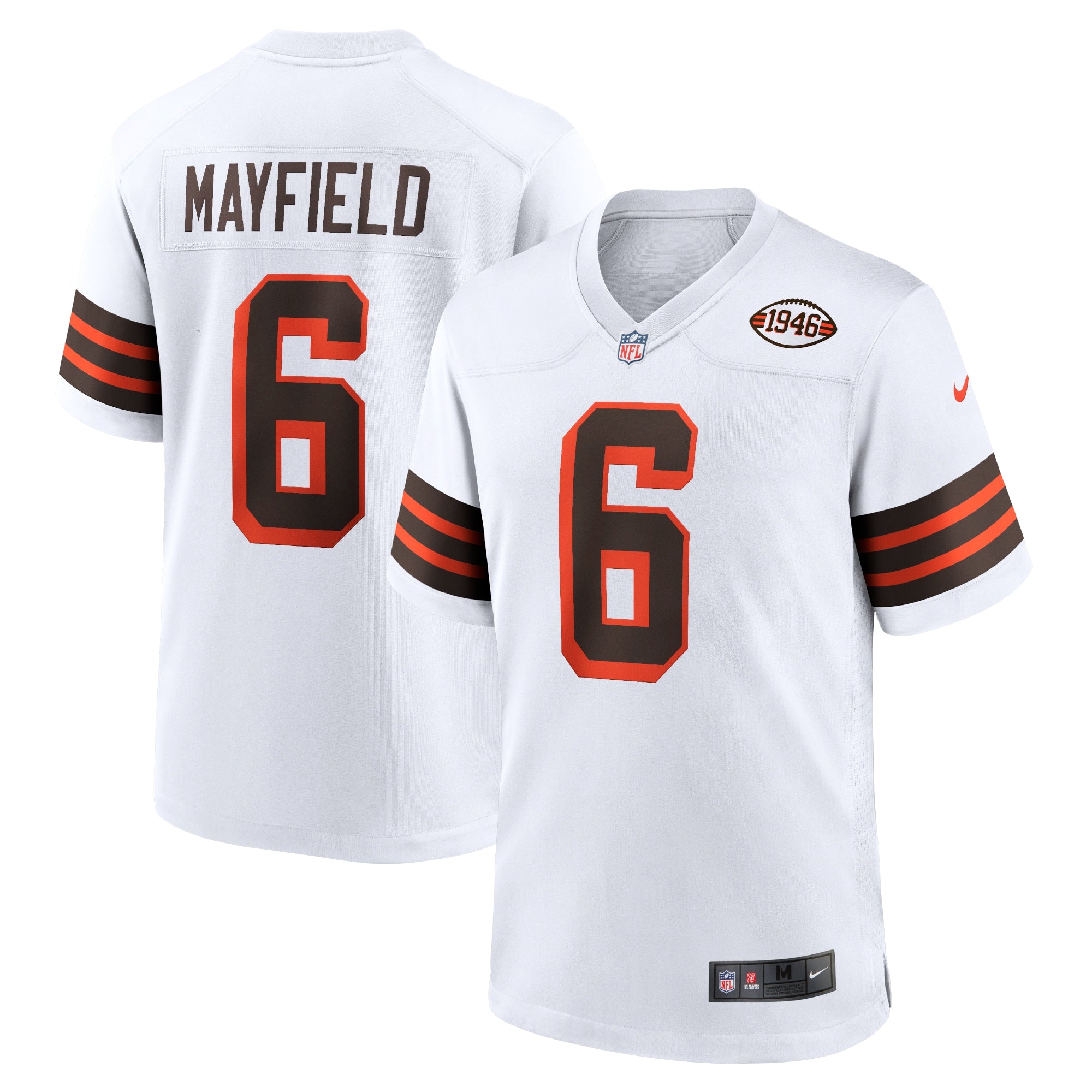 Baker Mayfield Cleveland Browns Nike Game Player Jersey - Brown/White