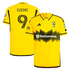 Cucho Hernández Columbus Crew adidas 2024 The Home Kit Authentic Player Jersey - Yellow