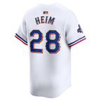 Jonah Heim Texas Rangers Nike 2024 Gold Collection Limited Player Jersey – White