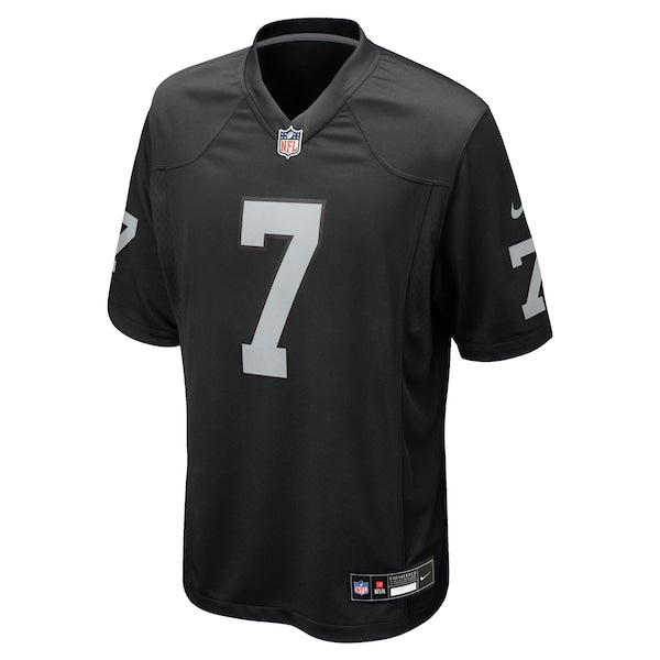 Geno Smith Las Vegas Raiders Nike Game Player Jersey - Black