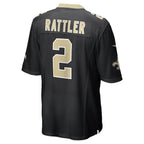 Spencer Rattler New Orleans Saints Nike Team Game Jersey -  Black