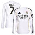 Vini Jr. Los Merengues adidas 2025/26 Home Replica Jersey - White/Blue