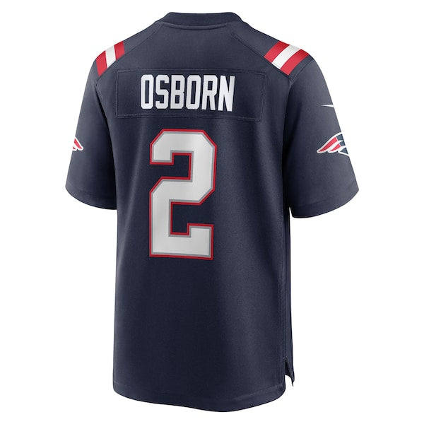 K.J. Osborn New England Patriots Nike  Game Jersey -  Navy