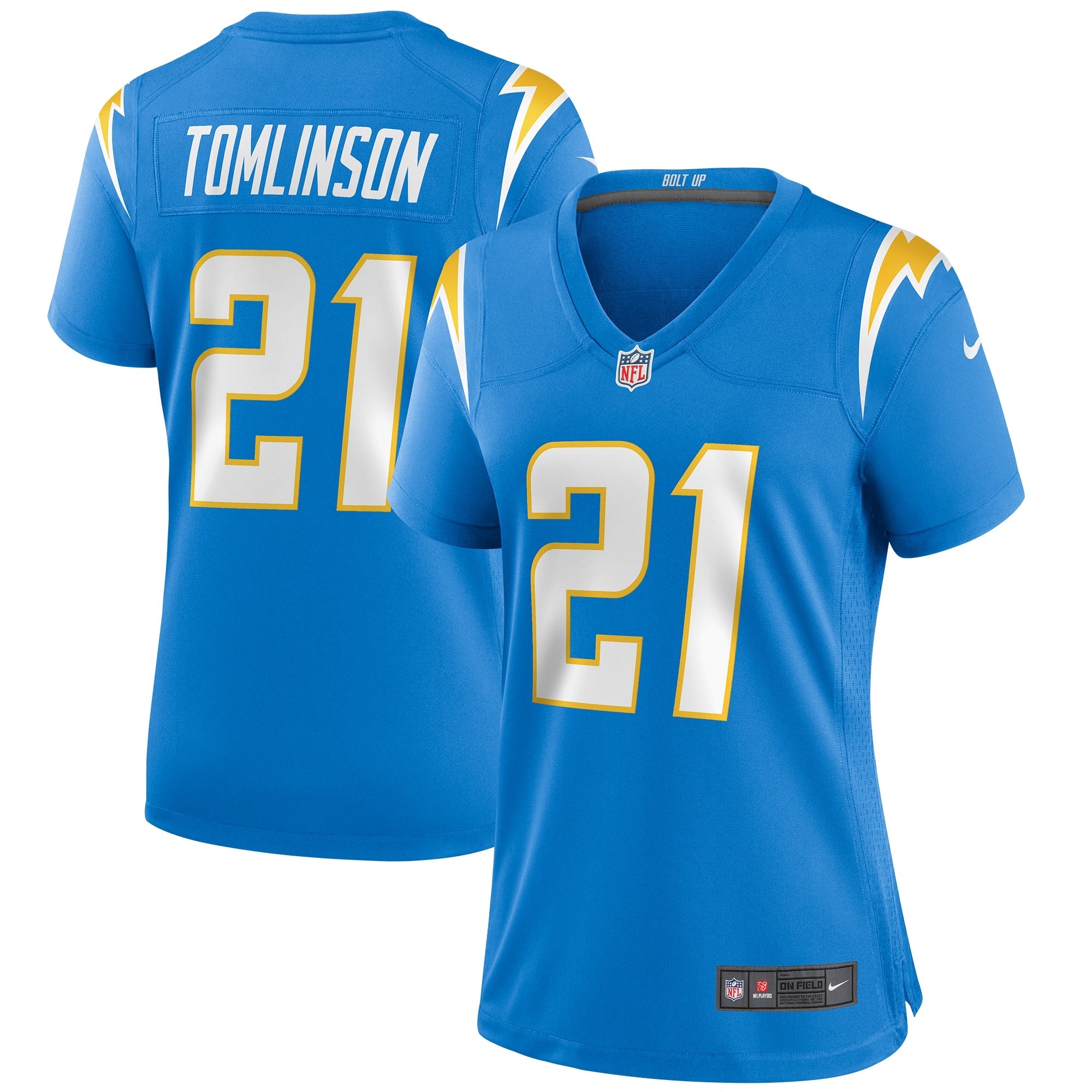 LaDainian Tomlinson Los Angeles Chargers Nike Women's Retired Player Jersey - Navy/Powder Blue/Royal