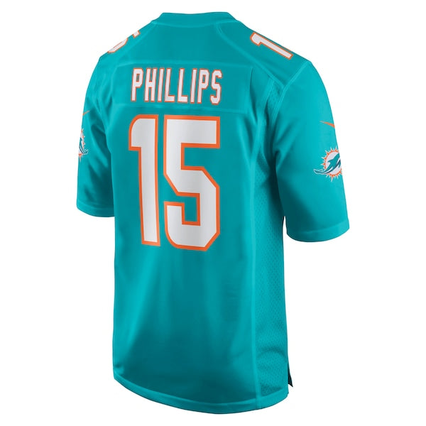 Jaelan Phillips Miami Dolphins Nike Game Player Jersey - Aqua/White
