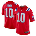 Mac Jones New England Patriots Nike Game Jersey - Red/Navy/White