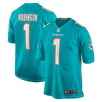 Chop Robinson Miami Dolphins Nike 2024 NFL Draft First Round Pick Player Game Jersey - Aqua