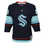 Matty Beniers Seattle Kraken Youth Alternate Replica Player Jersey - Navy