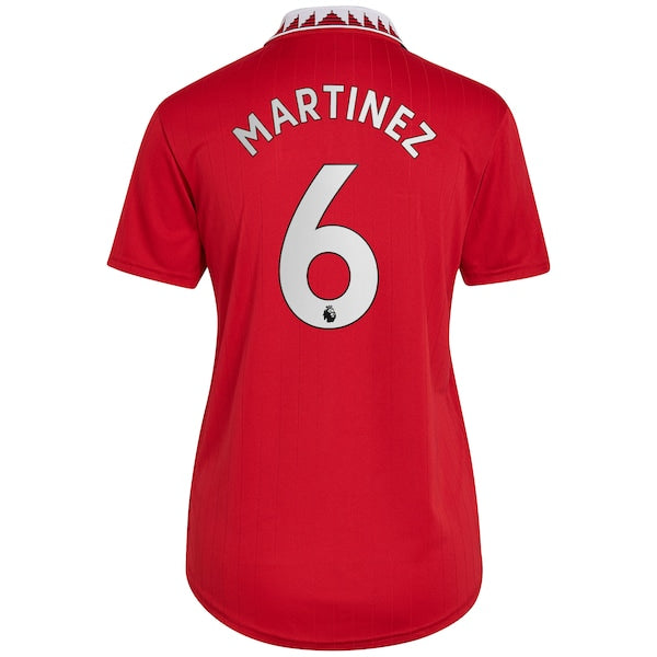 Lisandro Martínez Manchester United adidas Women's 2022/23 Home Replica Player Jersey - Red