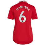 Lisandro Martínez Manchester United adidas Women's 2022/23 Home Replica Player Jersey - Red