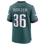Tristin McCollum Philadelphia Eagles Nike Team Game Jersey - Midnight Green