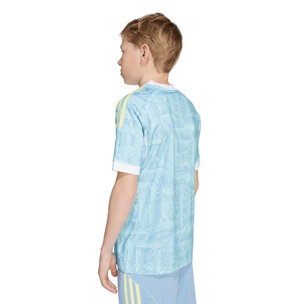 Juventus adidas Youth 2025/26 Away Replica Jersey - Blue