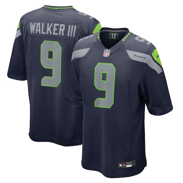 Kenneth Walker III Seattle Seahawks Nike Team Game Jersey -  College Navy