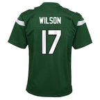 Garrett Wilson New York Jets Nike Youth Game Jersey - Green/White