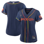 Houston Astros Nike Women's 2022 City Connect Replica Jersey - Navy