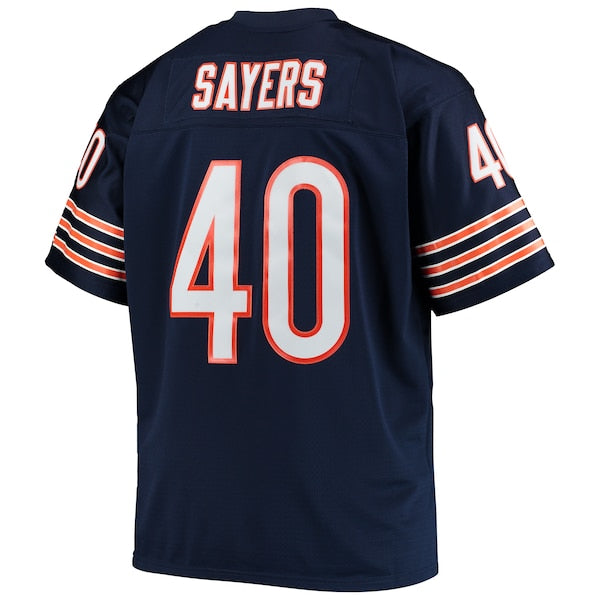Gale Sayers Chicago Bears Big & Tall 1969 Retired Player Replica Jersey - Navy