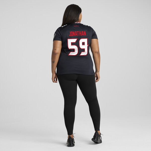 Kingsley Jonathan Houston Texans Nike Women's Team Game Jersey -  Navy
