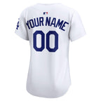 Los Angeles Dodgers Nike Women's Home Limited Custom Jersey - White