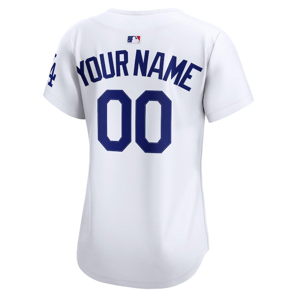 Los Angeles Dodgers Nike Women's Home Limited Custom Jersey - White