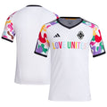 Vancouver Whitecaps FC adidas 2024 Pride Pre-Match Top - White