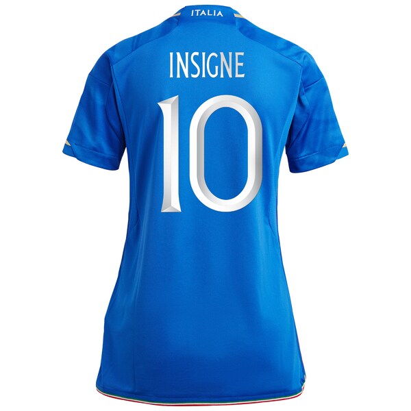 Lorenzo Insigne Italy National Team adidas Women's 2023 Home Replica Jersey - Blue