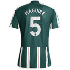 Harry Maguire Manchester United adidas 2023/24 Away Replica Player Jersey - Green/Red