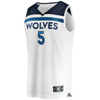 Anthony Edwards Minnesota Timberwolves  Youth Fast Break Replica Player Jersey - Association Edition - White
