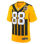Pat Freiermuth Pittsburgh Steelers Nike Alternate 1933 Throwback Game Jersey - Gold/Black
