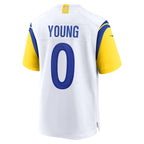Byron Young Los Angeles Rams Nike Team Game Jersey -  White/Royal