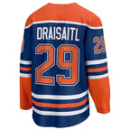 Leon Draisaitl Edmonton Oilers  2025 Stanley Cup Final Home Breakaway Jersey - Royal
