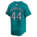 Julio Rodríguez Seattle Mariners Nike Alternate Limited Player Jersey – Aqua