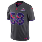 Super Bowl LVIII Nike Limited Jersey - Anthracite