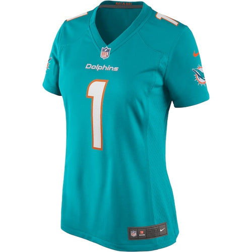 Tua Tagovailoa Miami Dolphins Nike Women's Game Jersey - Aqua/White