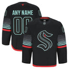 Seattle Kraken  Alternate Authentic Pro Custom Jersey - Black/Navy