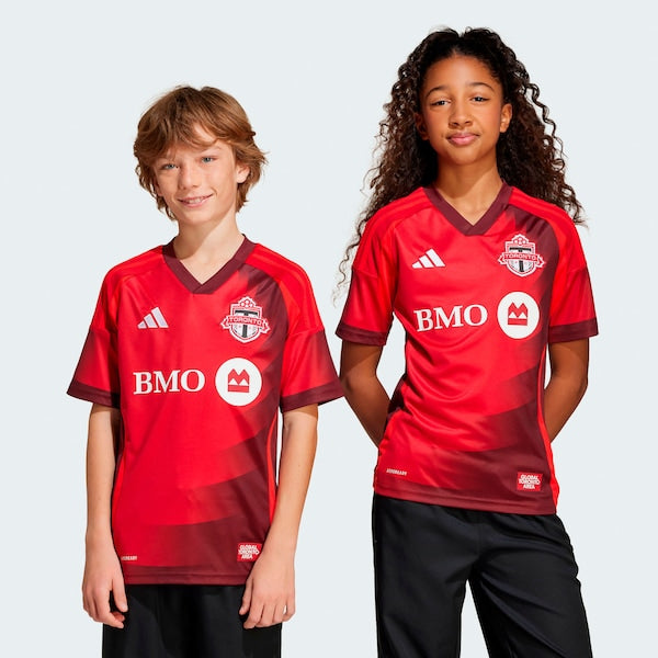 Toronto FC adidas Youth 2025 Club Kit Replica Jersey - Red