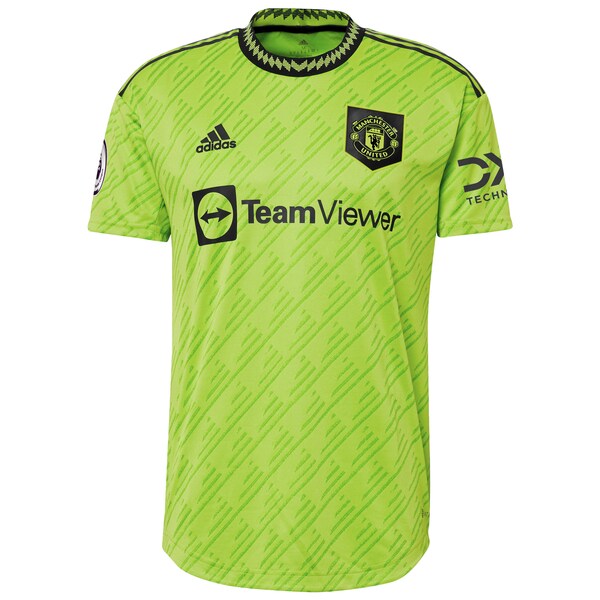 Anthony Martial Manchester United adidas 2022/23 Third Authentic Player Jersey - Neon Green