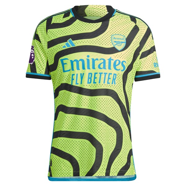 Martin Odegaard Arsenal adidas 2023/24 Away Authentic Player Jersey - Yellow/Red