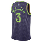 CJ McCollum New Orleans Pelicans Nike Unisex 2024/25 Swingman Player Jersey - City Edition - Purple