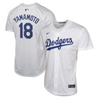 Yoshinobu Yamamoto Los Angeles Dodgers Nike Youth Home Replica Player Jersey - White