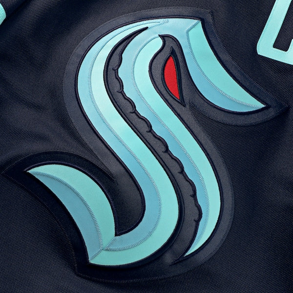 Seattle Kraken  Home Premium Custom Jersey - Deep Sea Blue/White