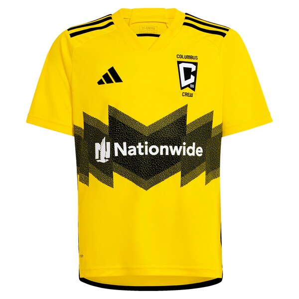 Columbus Crew adidas Youth 2024 The Home Kit Replica Custom Jersey - Yellow
