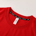 Adidas Short Sleeve Training Jersey Set - AD09- Red/Black