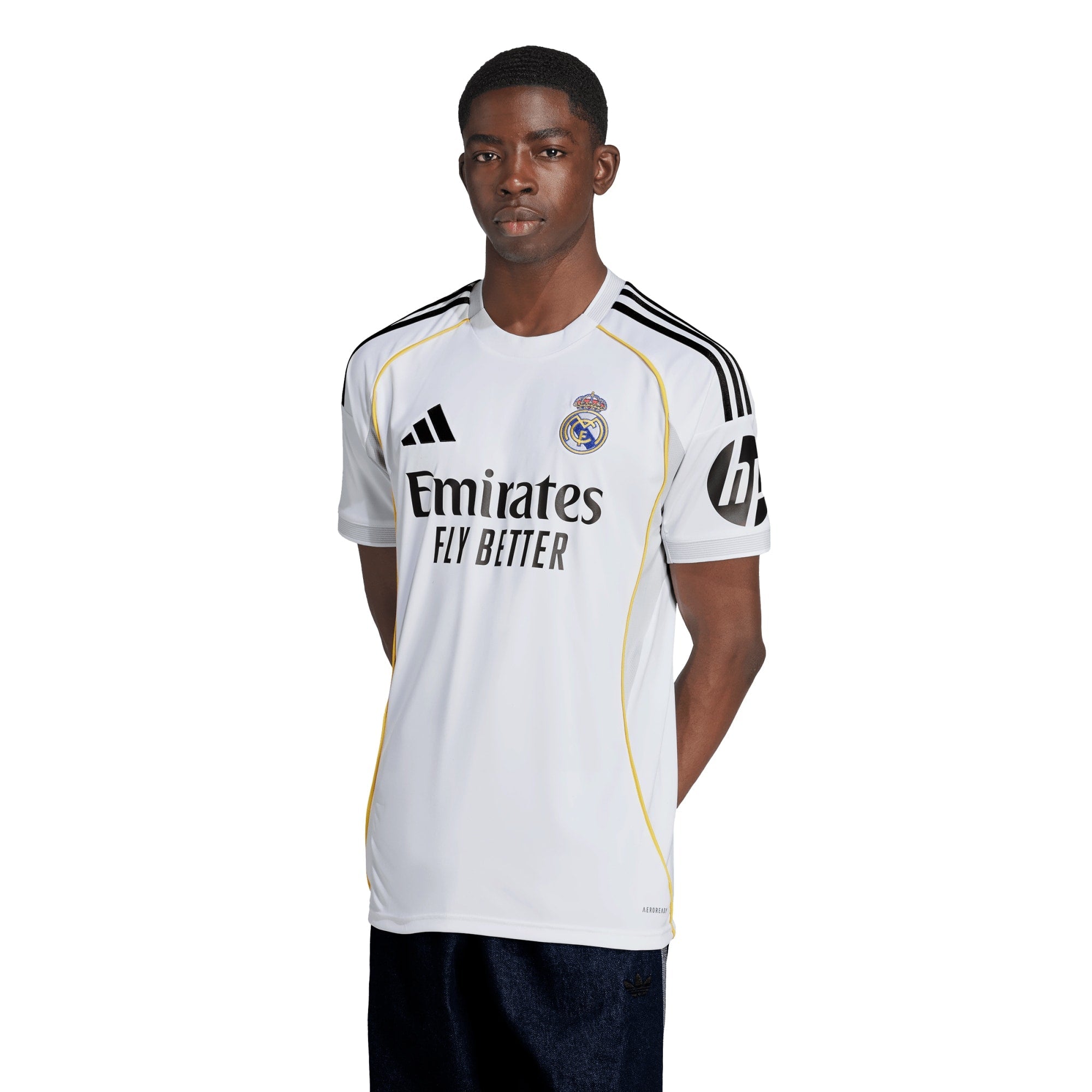 Los Merengues adidas 2025/26 Away Replica Jersey - Blue/White