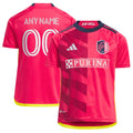 St. Louis City SC adidas Youth 2024 CITY Kit Replica Custom Jersey - Red