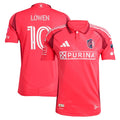 Eduard Löwen St. Louis City SC adidas 2025 Forever CITY Red Authentic Player Jersey - Red