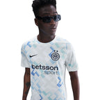 Inter Milan Nike 2025/26 Away Replica Jersey - Aqua/Blue
