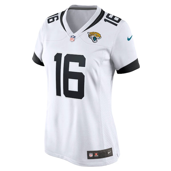 Trevor Lawrence Jacksonville Jaguars Nike Women's Game Jersey - White/Teal